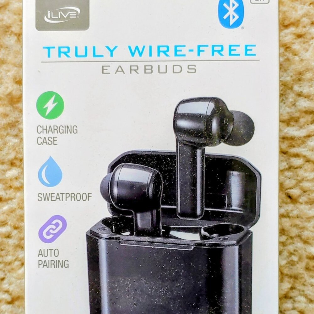 iLive Truly Wire-Free Earbuds - NEW!